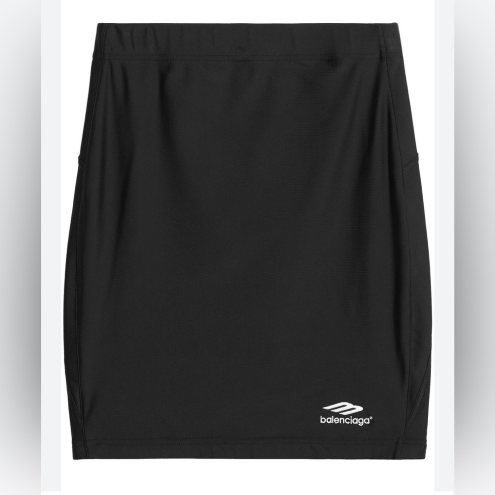 Balenciaga 3D Sports Icon tracksuit skirt BLACK size 38